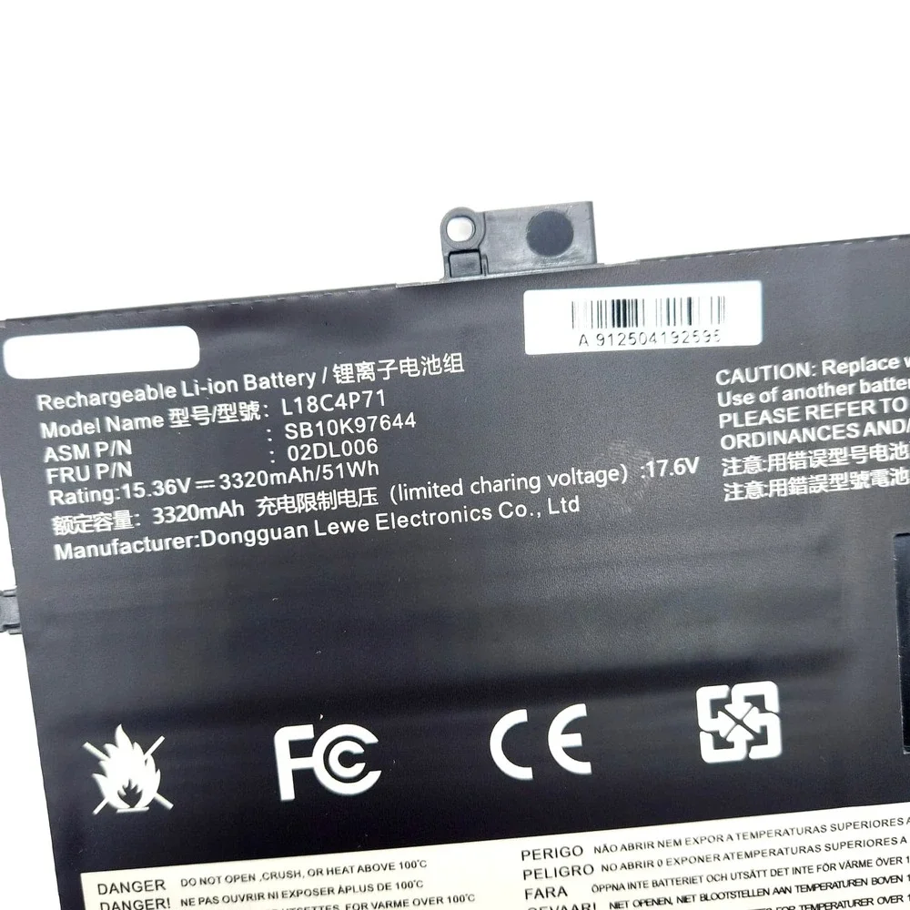 Replacement‎ Battery for Lenovo X1 Carbon 7/8 Gen Yoga 4/5 – L18C4P71 L18M4P72